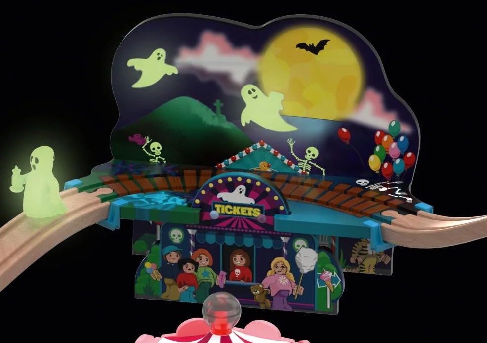 KidLand Drevená železnica Zábavný park 2